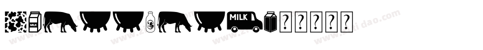 SpillMilk字体转换