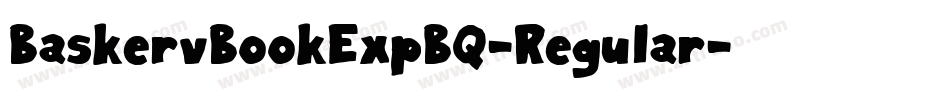 BaskervBookExpBQ-Regular字体转换