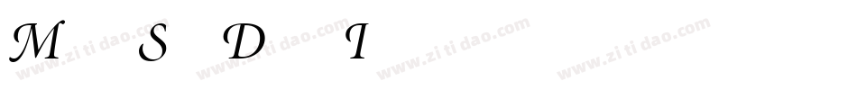 Minion-SwashDisplayItalic字体转换