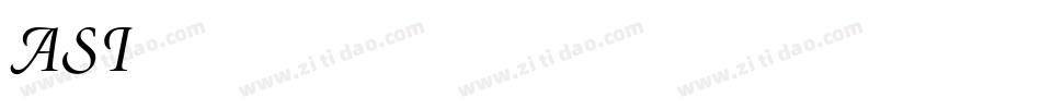 AgendatypeSwash-Italic字体转换