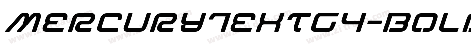 MercuryTextG4-Bold字体转换