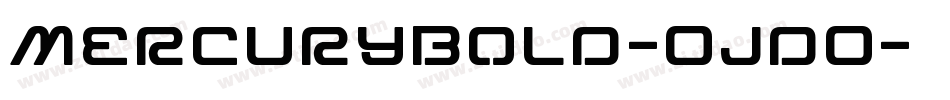 MercuryBold-OjdO字体转换