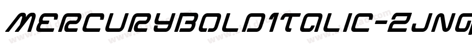 MercuryBoldItalic-Zjnq字体转换