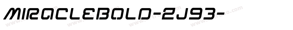 MiracleBold-Zj93字体转换