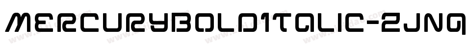 MercuryBoldItalic-Zjnq字体转换