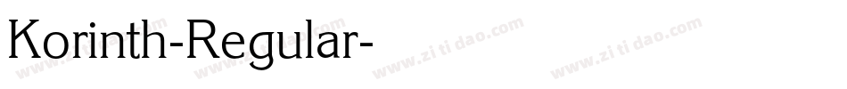 Korinth-Regular字体转换 Korinth-Regular字体转换