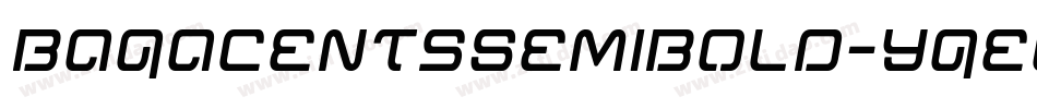 BaqacentsSemiBold-yqeq字体转换