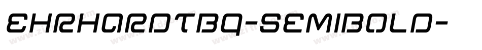 EhrhardtBQ-SemiBold字体转换