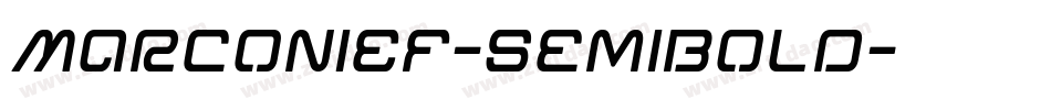 MarconiEF-SemiBold字体转换