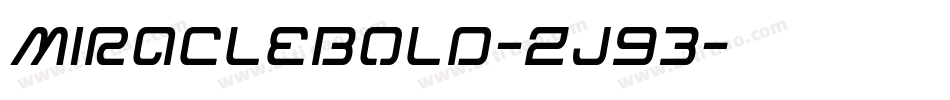 MiracleBold-Zj93字体转换