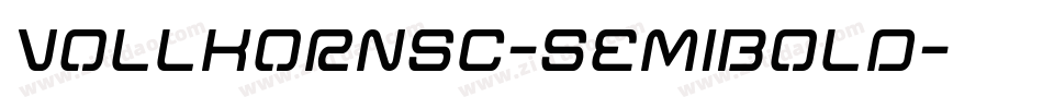 VollkornSC-SemiBold字体转换
