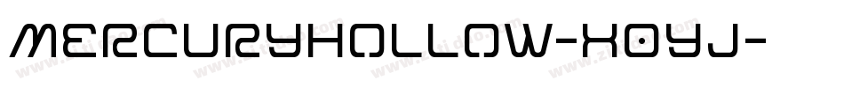 MercuryHollow-x0yj字体转换