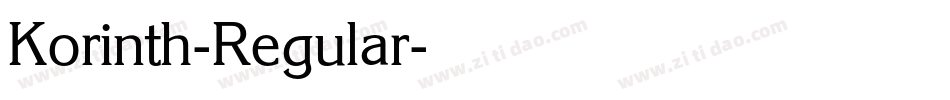 Korinth-Regular字体转换 Korinth-Regular字体转换