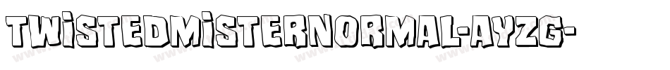 TwistedMisterNormal-aYzg字体转换