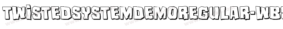TwistedSystemDemoRegular-WB8O字体转换