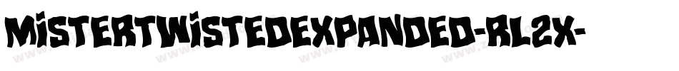 MisterTwistedExpanded-rL2x字体转换
