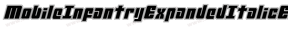 MobileInfantryExpandedItalicExpandedItalic-ro8y字体转换