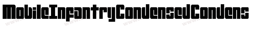 MobileInfantryCondensedCondensed-BKqd字体转换
