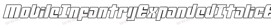 MobileInfantryExpandedItalicExpandedItalic-ro8y字体转换