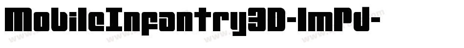 MobileInfantry3D-lmPd字体转换