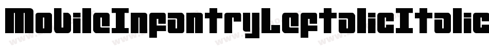 MobileInfantryLeftalicItalic-KXOy字体转换