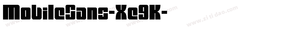 MobileSans-Xe9K字体转换