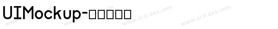 UIMockup字体转换