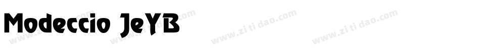 Modeccio-JeYB字体转换