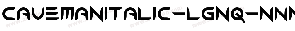 CavemanItalic-lGnq字体转换