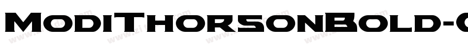 ModiThorsonBold-G2XO字体转换