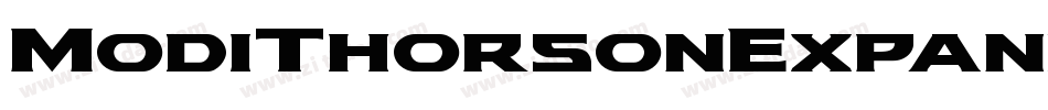 ModiThorsonExpanded-R4d3字体转换