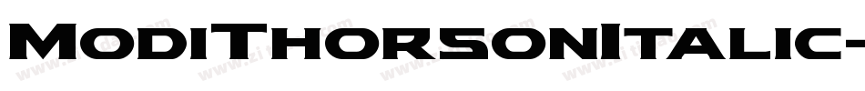 ModiThorsonItalic-MPdr字体转换