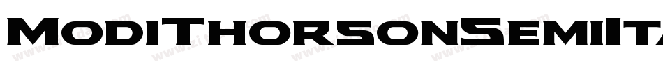 ModiThorsonSemiItalic-YZOv字体转换 ModiThorsonSemiItalic-YZOv字体转换