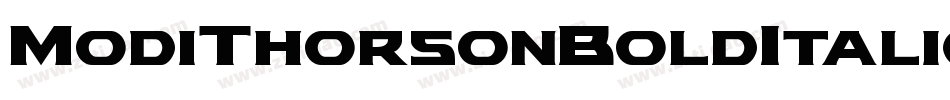 ModiThorsonBoldItalic-jz79字体转换