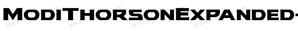 ModiThorsonExpanded-R4d3字体转换