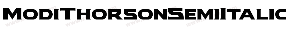 ModiThorsonSemiItalic-YZOv字体转换 ModiThorsonSemiItalic-YZOv字体转换