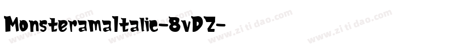 MonsteramaItalic-8vDZ字体转换