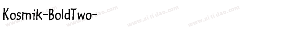 Kosmik-BoldTwo字体转换