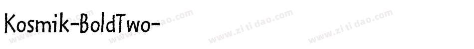 Kosmik-BoldTwo字体转换