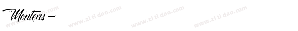 Montens字体转换