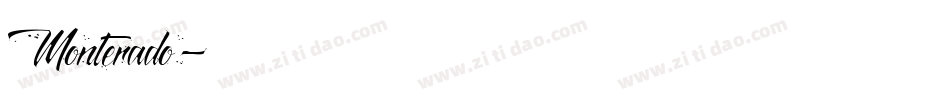 Monterado字体转换
