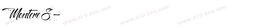 MontereS字体转换