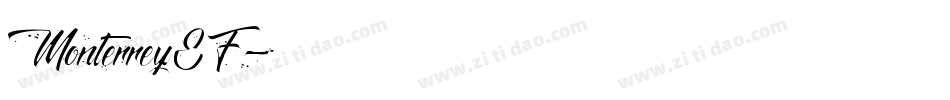 MonterreyEF字体转换