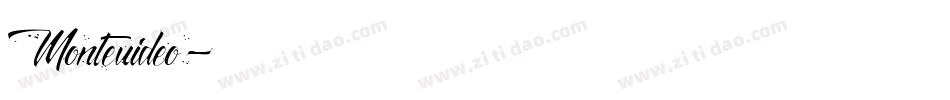 Monteuideo字体转换