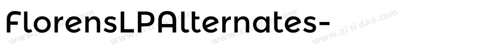 FlorensLPAlternates字体转换
