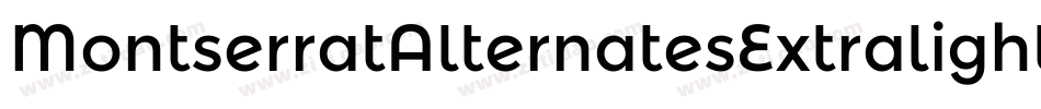MontserratAlternatesExtralightItalic-pmKZ字体转换