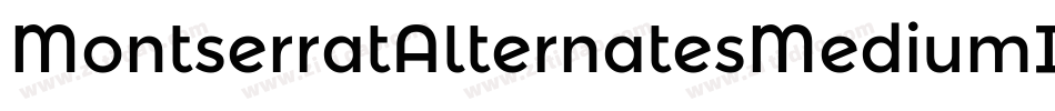 MontserratAlternatesMediumItalic-J6gn字体转换