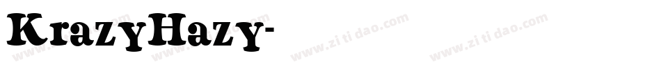 KrazyHazy字体转换