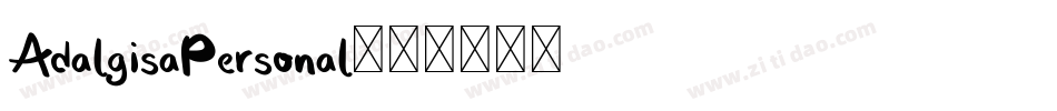 AdalgisaPersonal字体转换 AdalgisaPersonal字体转换