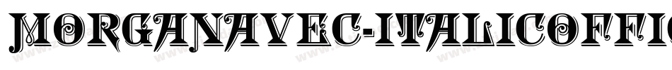 MorganAvec-ItalicOffice字体转换
